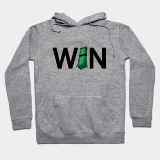 Win one word typography design Hoodie